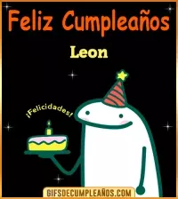 Flork meme Cumpleaños Leon